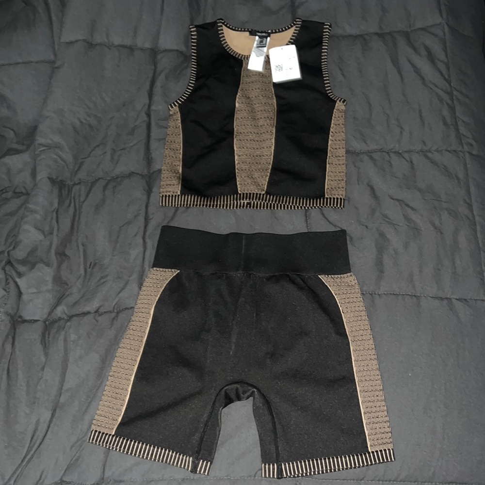 biker short set